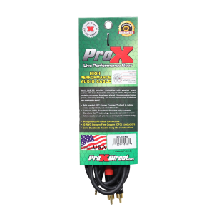 6 Ft. Unbalanced 1/8" (3.5mm) Mini TRS-M to Dual RCA-M High Performance Audio Cable - Image 4