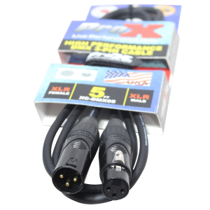 5 Ft. DMX XLR3-M to XLR3-F High Performance Cable - Image 2