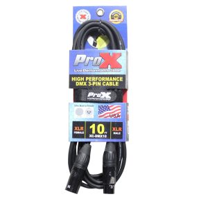 10 Ft. DMX XLR3-M to XLR3-F High Performance Cable - Image 3