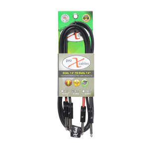5 Ft. Unbalanced Dual 1/4" TS-M to Dual 1/4" TS-M High Performance Audio Cable - Image 5