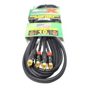 10 Ft. Dual RCA-M to Dual RCA-M High Performance Audio Cable - Image 2