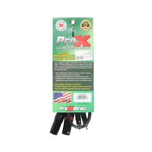 3 Ft. Unbalanced Dual RCA-M to Dual XLR3-M High Performance Audio Cable - Image 4