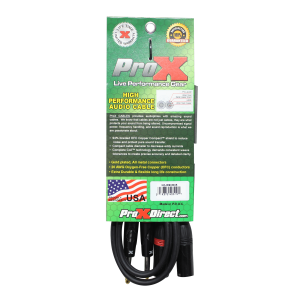 5 Ft. Balanced Dual 1/4" TRS-M to Dual XLR3-M High Performance Audio Cable - Image 4