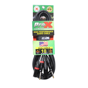 10 Ft. Balanced Dual 1/4" TRS-M to Dual XLR3-M High Performance Audio Cable - Image 3