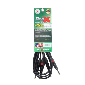 10 Ft. Balanced Dual 1/4" TRS-M to Dual 1/4" TRS-M High Performance Audio Cable - Image 4