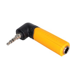 Professional MMJ3-PM-R 1/4" Female to 1/8" Male Stereo Right Angled Adapter