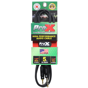 5 Ft. Balanced TRS-M Mini 1/8" to TRS-M High Performance Audio Cable - Image 3