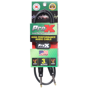 3 Ft. Unbalanced 1/4" TS-M to 1/4" TS-M High Performance Audio Cable - Image 3