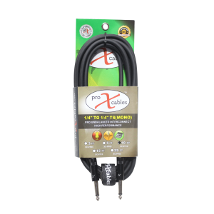 10 Ft. Unbalanced 1/4" TS-M to 1/4" TS-M High Performance Audio Cable - Image 2