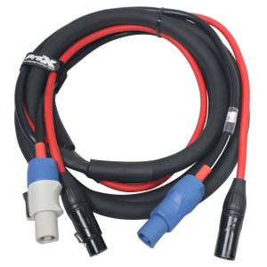 10 Ft. Grey/XLR-F Connector to Blue/XLR-M Link Cable for Power Connection compatible devices - Image 3