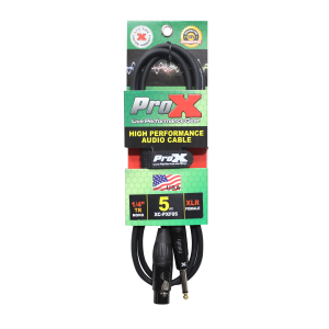 5 Ft. Unbalanced 1/4" TS-M to XLR-F High Performance Audio Cable - Image 4