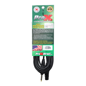 25 Ft. Unbalanced 1/4" TS to XLR3-F High Performance Audio Cable - Image 4