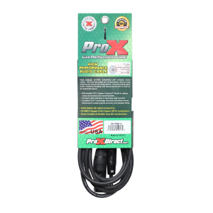 10 Ft. Unbalanced 1/4" TS-M to XLR3-M High Performance Audio Cable - Image 4