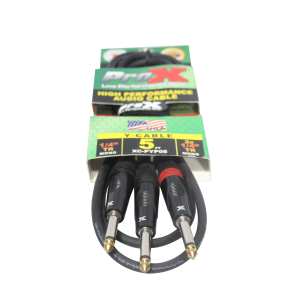 5 Ft. 1/4" TS-M to Dual 1/4" TS-M High Performance Audio Cable - Image 2