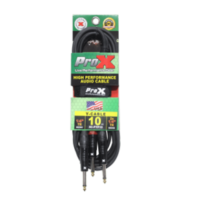 10 Ft. 1/4" TS-M to Dual 1/4" TS-M High Performance Audio Cable - Image 4