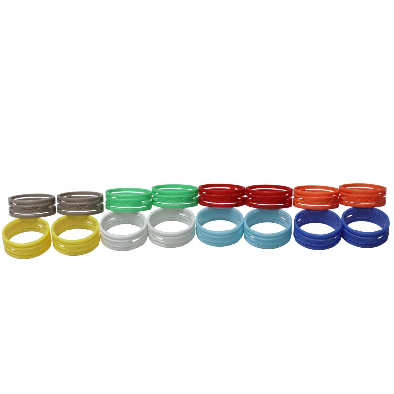 ProX Color Ring Replacements for XLR Cables 8 Pack - Image 2