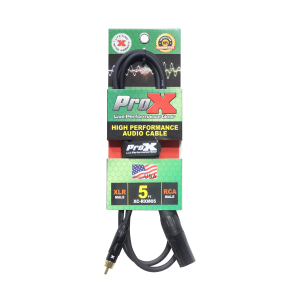 5 Ft. Unbalanced RCA to XLR3-M High Performance Audio Cable - Image 3