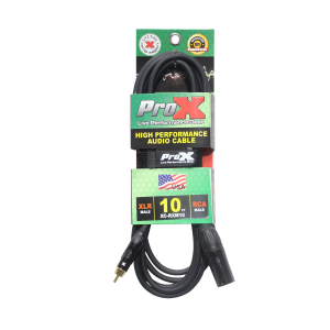 10 Ft. Unbalanced RCA to XLR3-M High Performance Audio Cable - Image 3