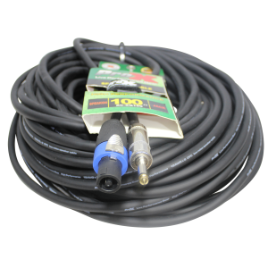 100 Ft. SpeakOn to 1/4" TS-M High Performance Speaker Cable 12AWG - Image 4