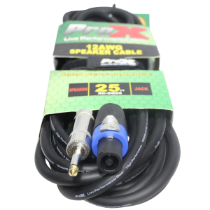 25 Ft. 12 AWG SpeakOn to 1/4" TS High Performance Speaker Cable - Image 2
