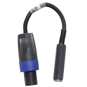6" Speaker twist connector Male to 1/4" TS-F Female High Performance Speaker Cable - Image 4