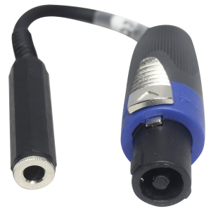 6" Speaker twist connector Male to 1/4" TS-F Female High Performance Speaker Cable - Image 2