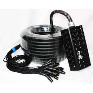 100 Ft Stage Box Snake 24 XLR-F Input 4 XLR-M Return