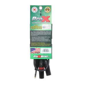 3 Ft. 1/4" TRS-M Stereo to Dual XLR3-M High Performance Y Cable - Image 5