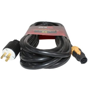 25 Ft. 12AWG 120VAC Male Edison NEMA 5-15P to Powerkon for Power Connection compatible devices - Image 2