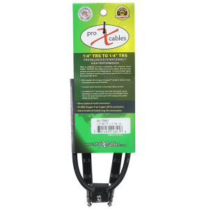 3 Ft. Balanced 1/4" TRS-M to TRS-M High Performance Audio Cable - Image 3