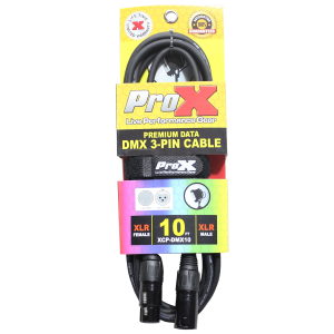 10 Ft. DMX XLR3-M to XLR3-F Premium Cable - Image 3