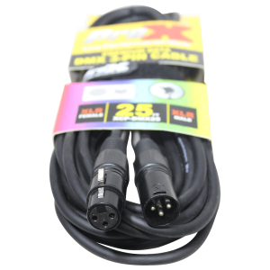 25 Ft. DMX XLR3-M to XLR3-F Premium Cable - Image 2