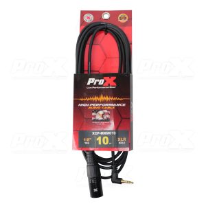 10 Ft. Unbalanced 1/8" (3.5mm) TRS Mini to XLR-M Premium Audio Cable - Image 3