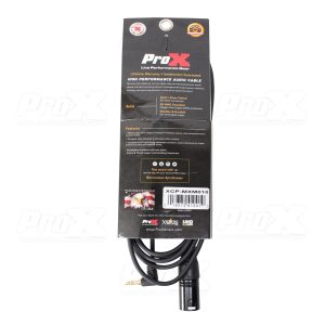10 Ft. Unbalanced 1/8" (3.5mm) TRS Mini to XLR-M Premium Audio Cable - Image 4
