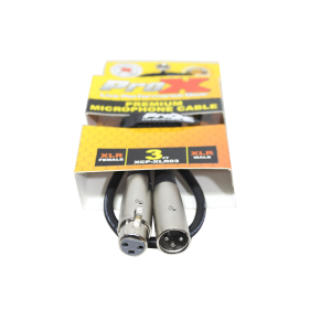 3 Ft. Balanced XLR3-F to XLR3-M Premium Audio Microphone Cable - Image 4