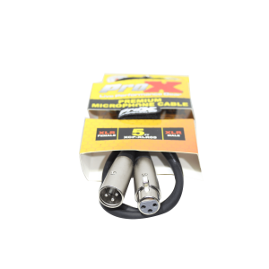 5 Ft. Balanced XLR3-F to XLR3-M Premium Audio Microphone Cable - Image 2