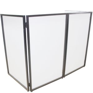 ProX 4 Panel DJ Facade Black Panels W/Carry Bag Incl 4 Black & 4 White Scrims - Image 4