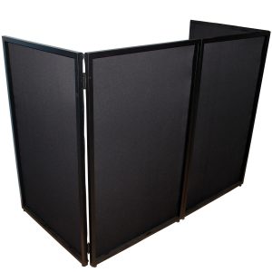 ProX 4 Panel DJ Facade Black Panels W/Carry Bag Incl 4 Black & 4 White Scrims - Image 7