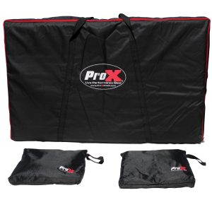 ProX 4 Panel DJ Facade Black Panels W/Carry Bag Incl 4 Black & 4 White Scrims - Image 17