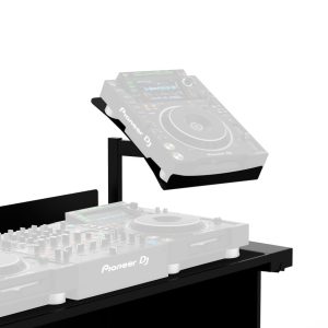 Universal CDJ Player Stand and Tray for B3 DJ Workstation Table Facade Black Finish - Image 2