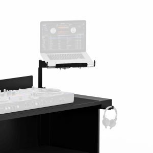 B3 Adjustable Laptop Stand Ergonomic for B3 DJ Workstation Table Facade - Black Finish - Image 2