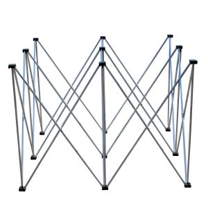 ProX StageX 32 Inch Aluminum Accordion Style Portable Stage Riser - Image 2