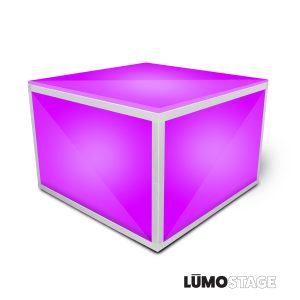 ProX Lumo Stage Acrylic Platform 2'x2'x16' Cube Section Riser