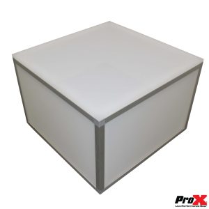 ProX Lumo Stage Acrylic Platform 2'x2'x16' Cube Section Riser - Image 14