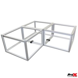 ProX Lumo Stage Acrylic Platform 2'x2'x16' Cube Section Riser - Image 23