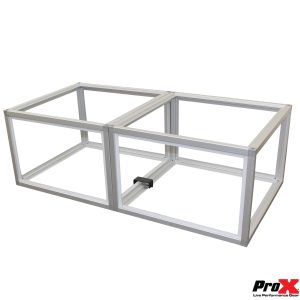 ProX Lumo Stage Acrylic Platform 2'x'2x24" Cube Section Riser for LED Lighting Dance Floor - Image 14