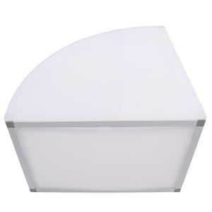 ProX Lumo Stage Acrylic Platform 2'x2'x16" Rounded Cube Section Riser for LED Lighting Dance Floor - Image 3