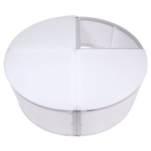 ProX Lumo Stage Acrylic Platform 2'x2'x16" Rounded Cube Section Riser for LED Lighting Dance Floor - Image 10