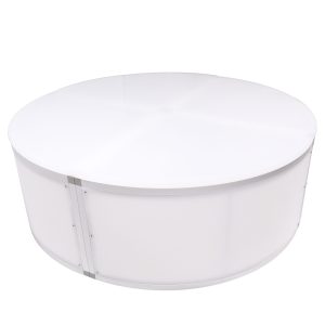 ProX Lumo Stage Acrylic Platform 2'x2'x16" Rounded Cube Section Riser for LED Lighting Dance Floor - Image 12