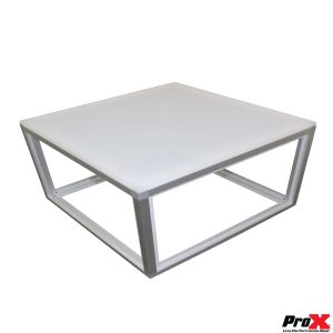 ProX Lumo Stage Acrylic Platform 2'x'2x8" Cube Section Riser for LED Lighting Dance Floor - Image 9
